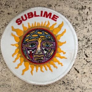 Sublime Sun Embroidered Patch